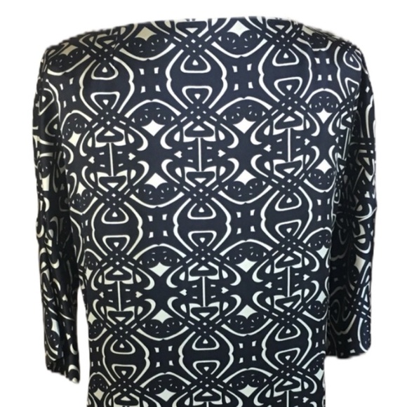 Laundry by Design Black and Cream Silk Dress - NWT - Picture 2 of 10